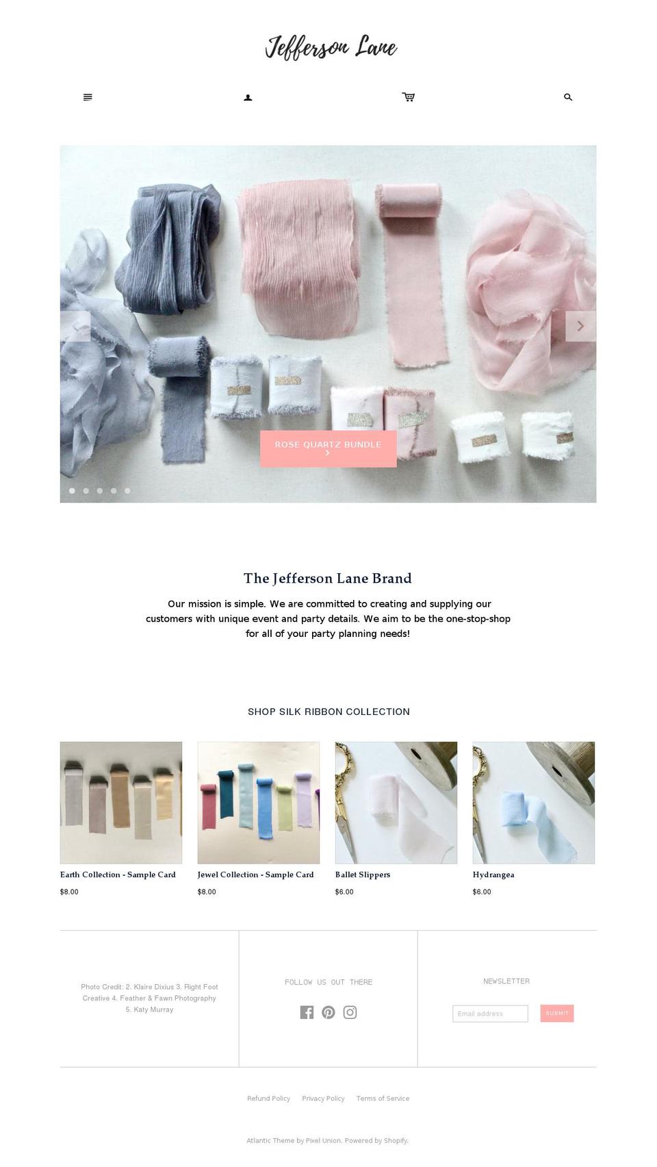 Copy of Current Version Shopify theme site example jeffersonlanedesigns.com
