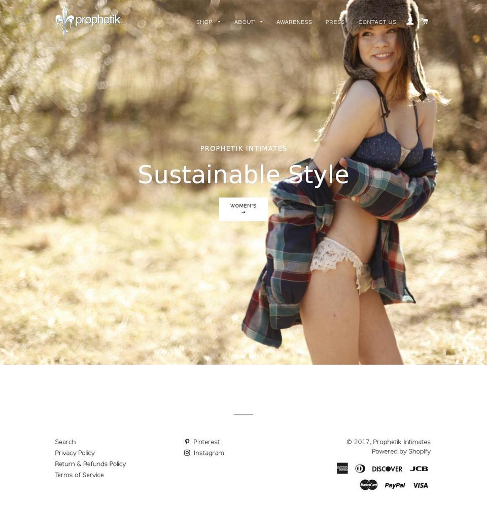 jeffgarnerintimates.com shopify website screenshot