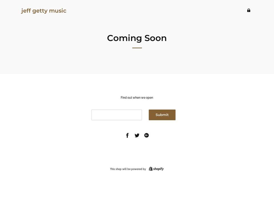 Copy of Jumpstart Shopify theme site example jeffgetty.com