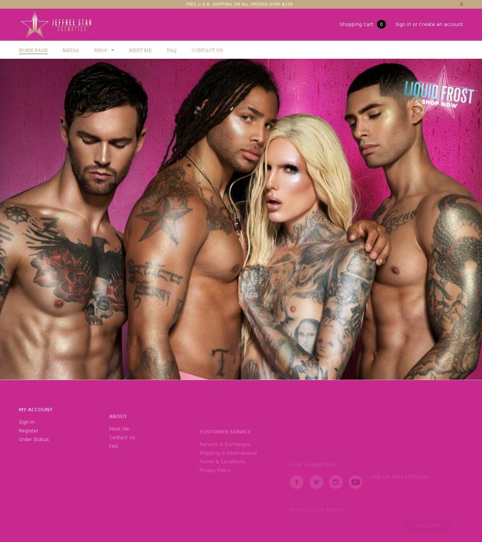 JSC | June 16 2018 - Checkout Upgrade Shopify theme site example jeffreestar.org