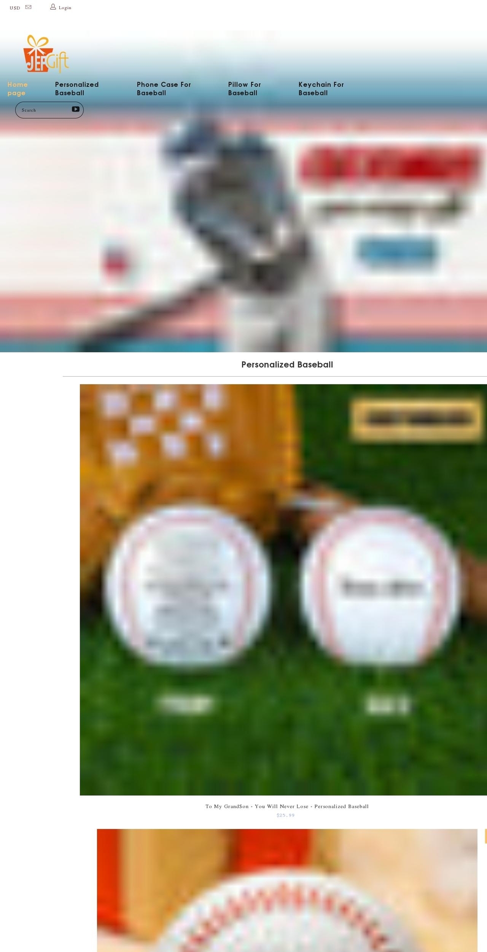 jefgift.com shopify website screenshot