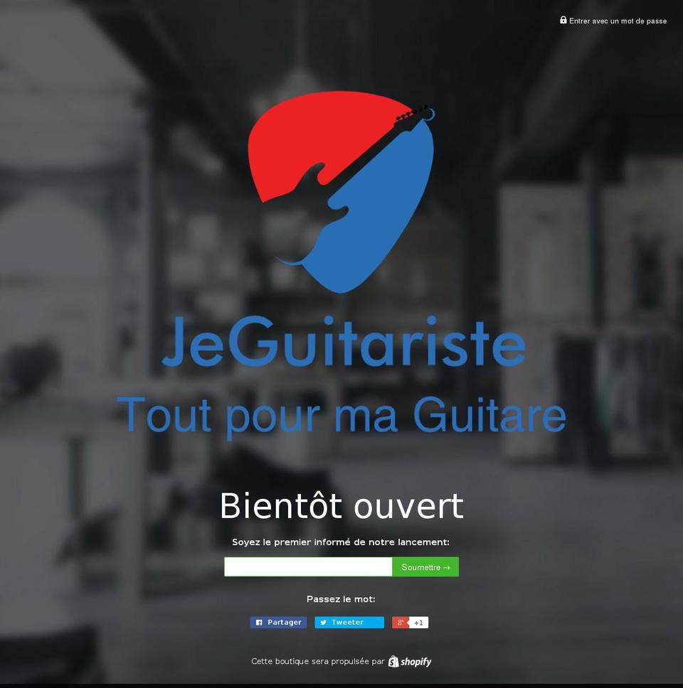 template-shopiflight-0911 Shopify theme site example jeguitariste.com