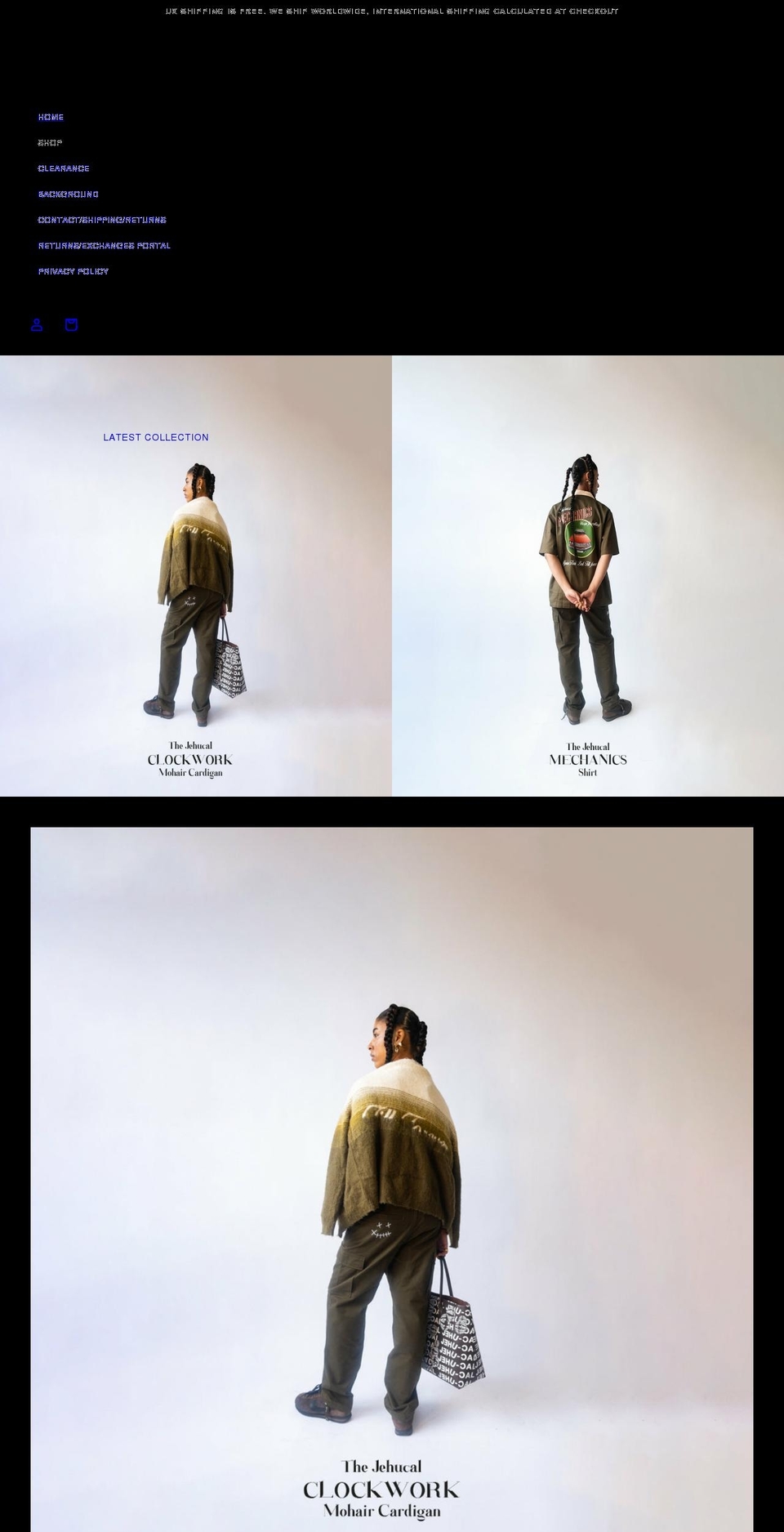 jehu-cal.com shopify website screenshot