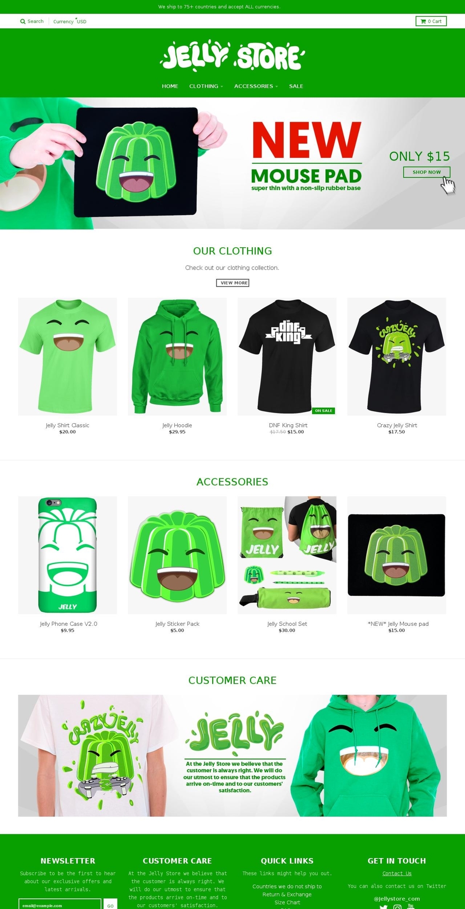 jellebay.com shopify website screenshot