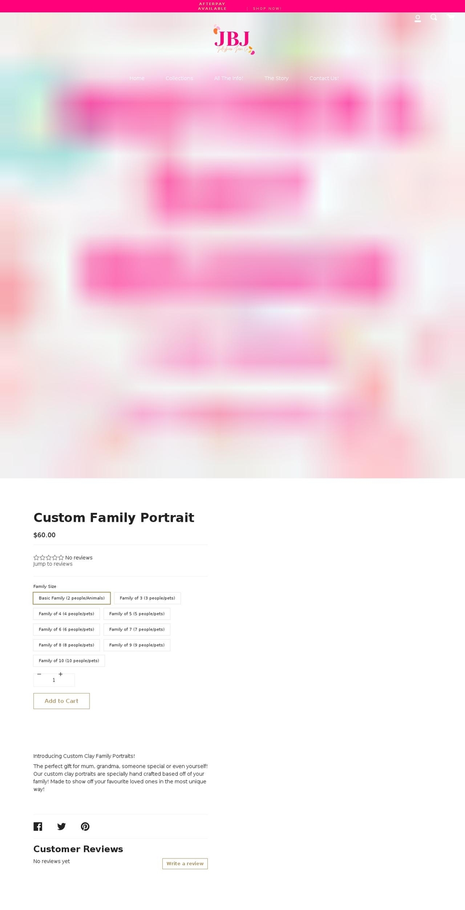 jellybeanjane.co shopify website screenshot