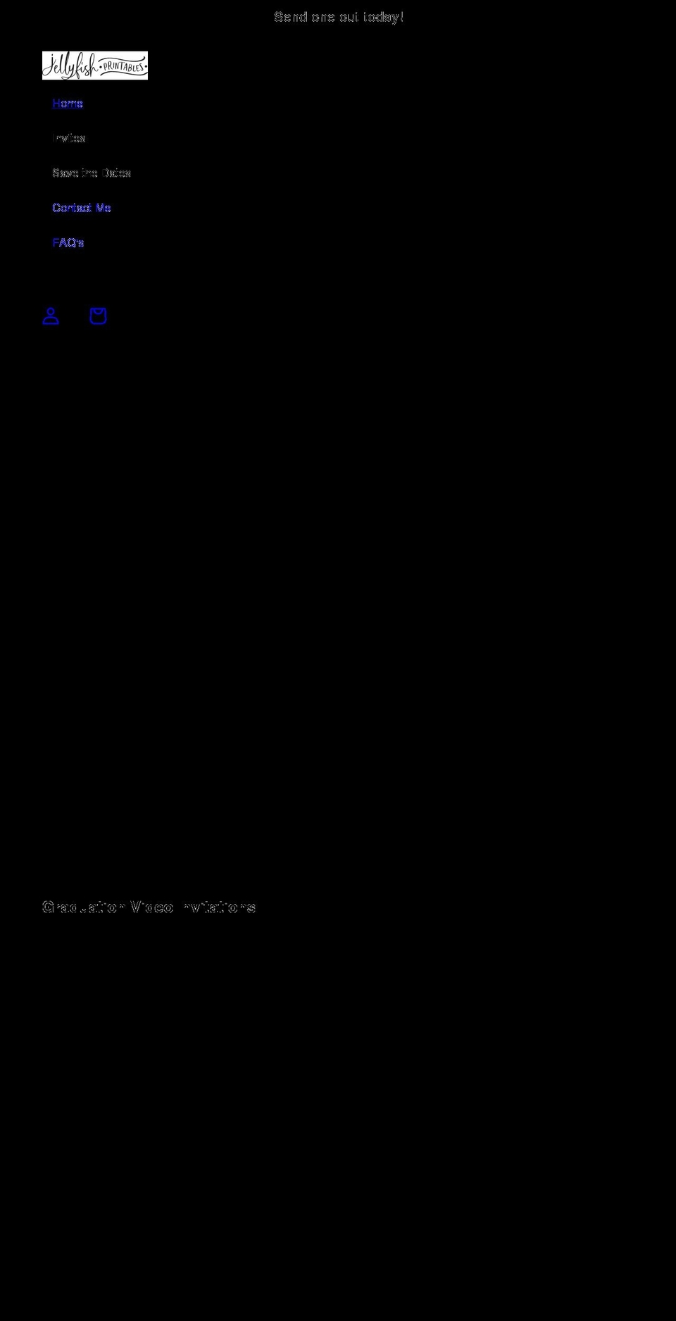 jellyfishprintables.com shopify website screenshot