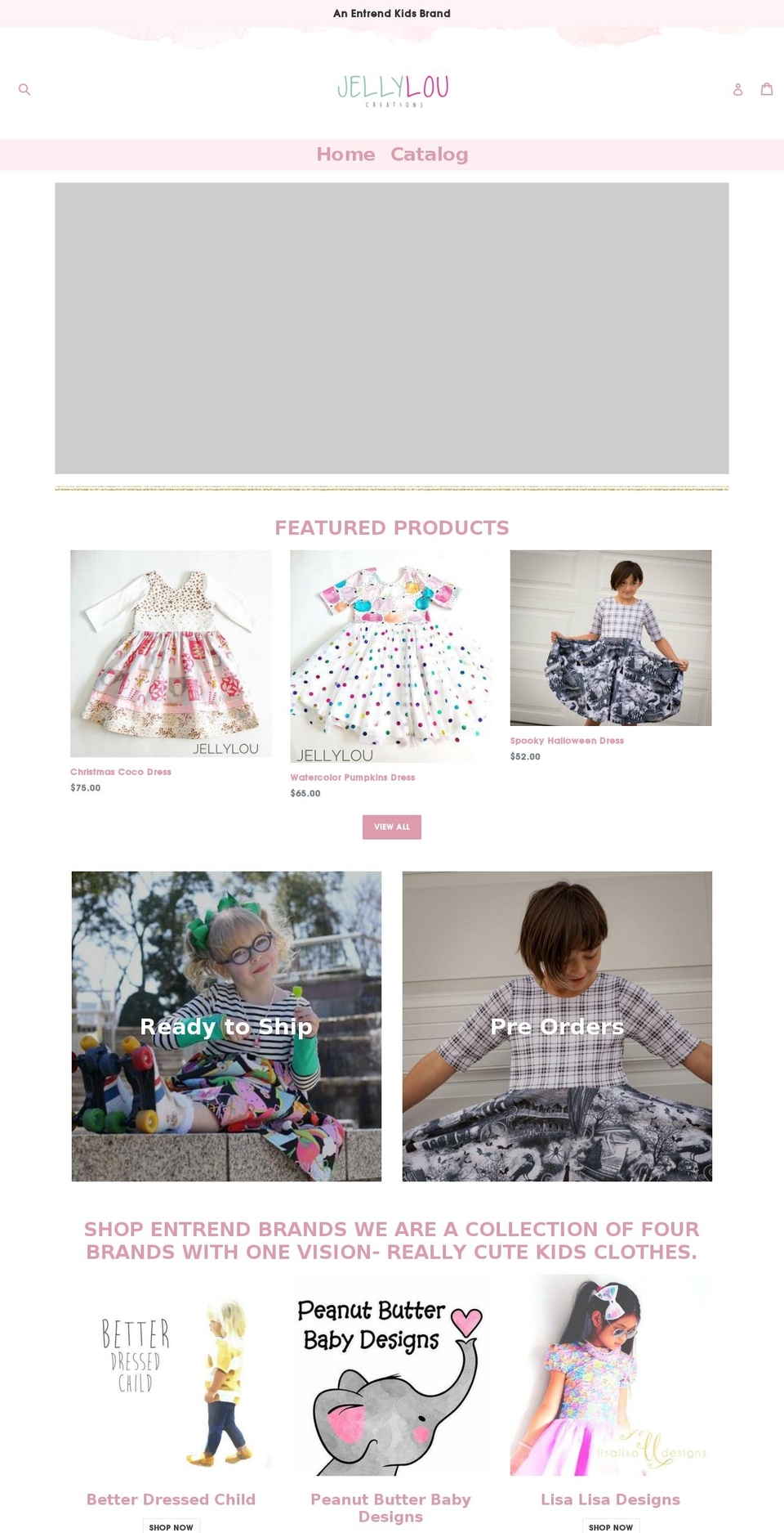 bespoke-pink Shopify theme site example jellyloucreations.com