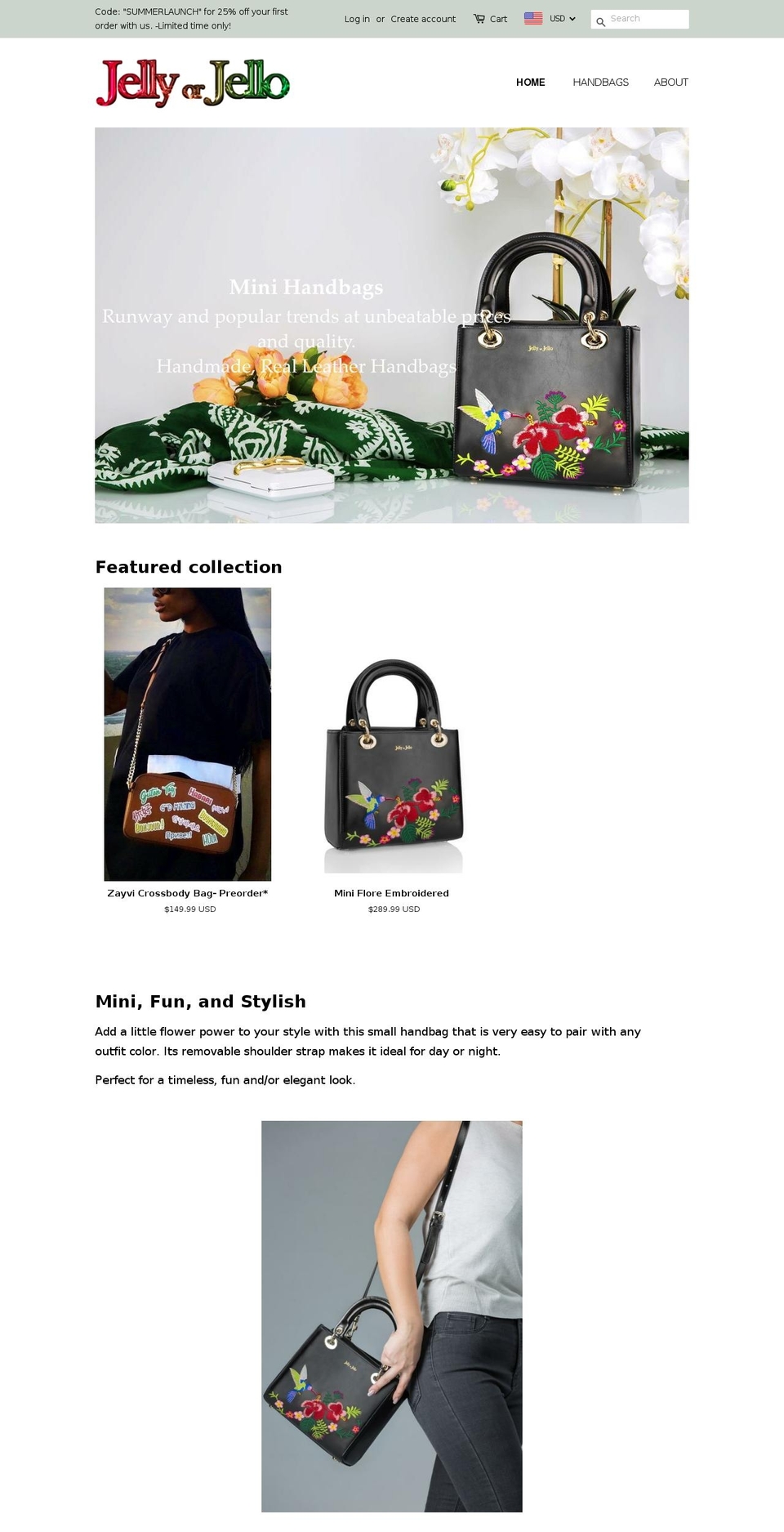 jellyorjello.com — Shopify storefront screenshot