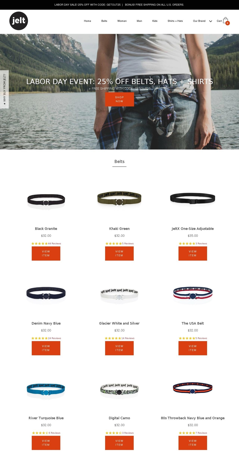 jeltx.com — Shopify storefront screenshot