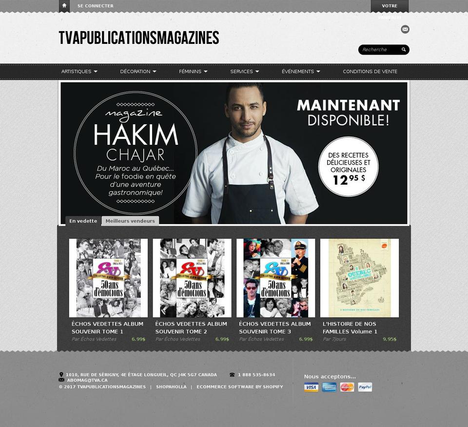 jemagazine.ca shopify website screenshot