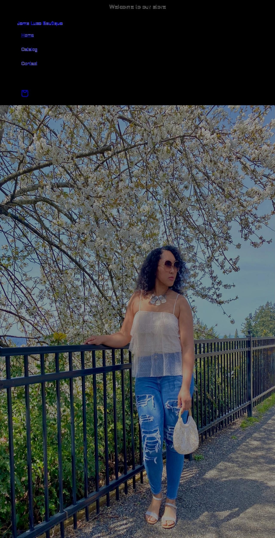 jemsluxeboutique.com shopify website screenshot