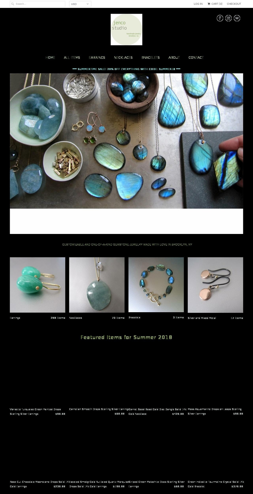 jencostudio.com shopify website screenshot