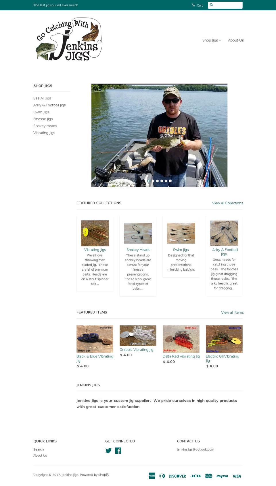 jenkinsjigs.com shopify website screenshot