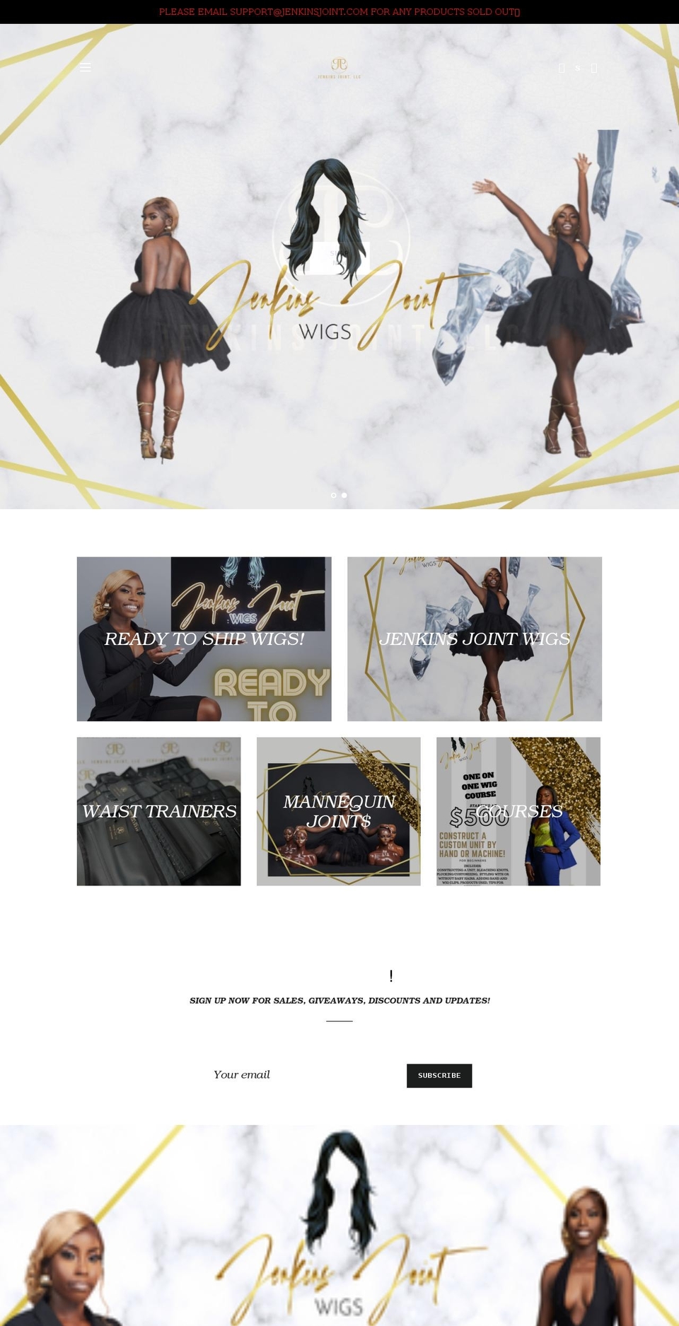 jenkinsjoint.com shopify website screenshot