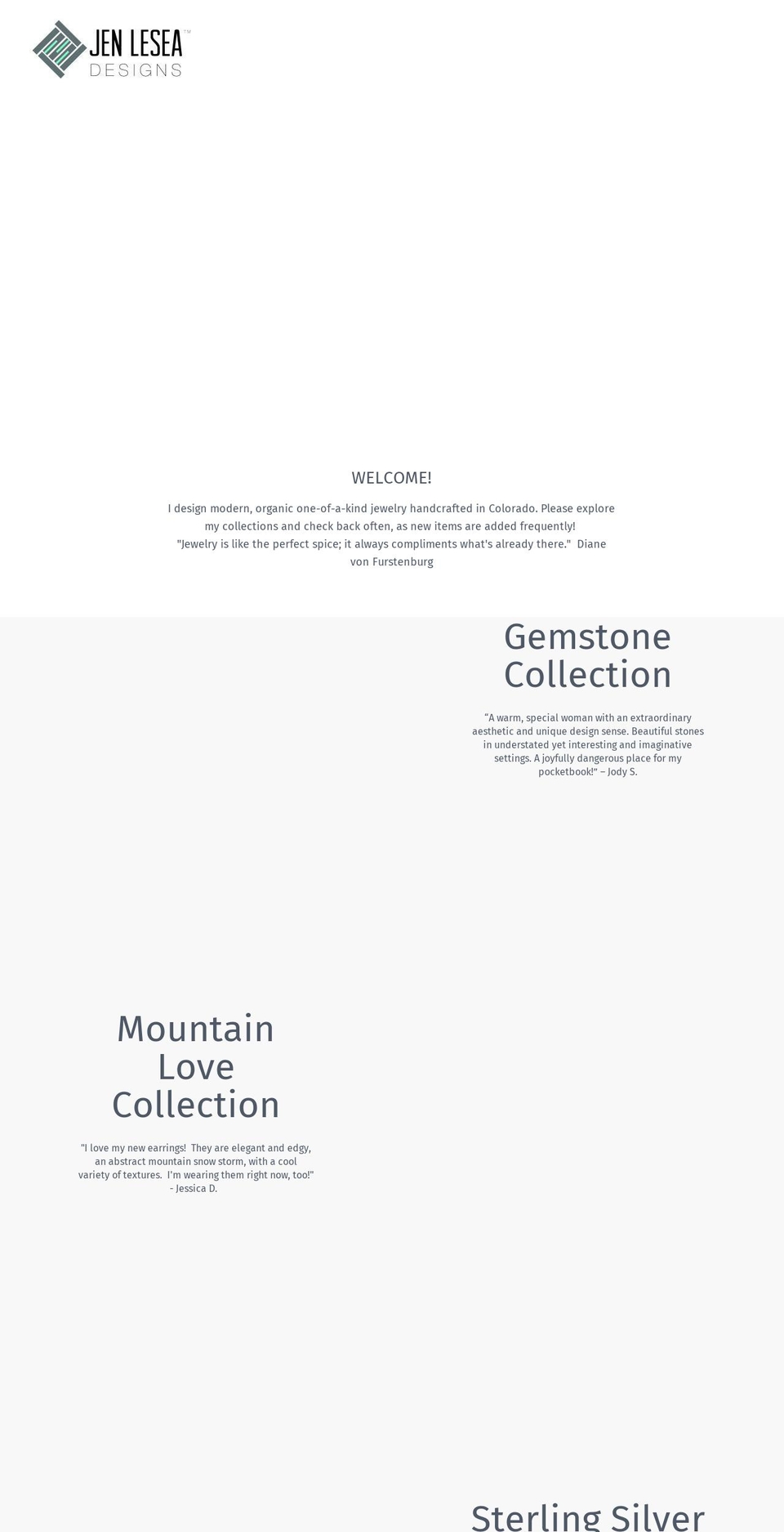 jenleseadesigns.com — Shopify storefront screenshot