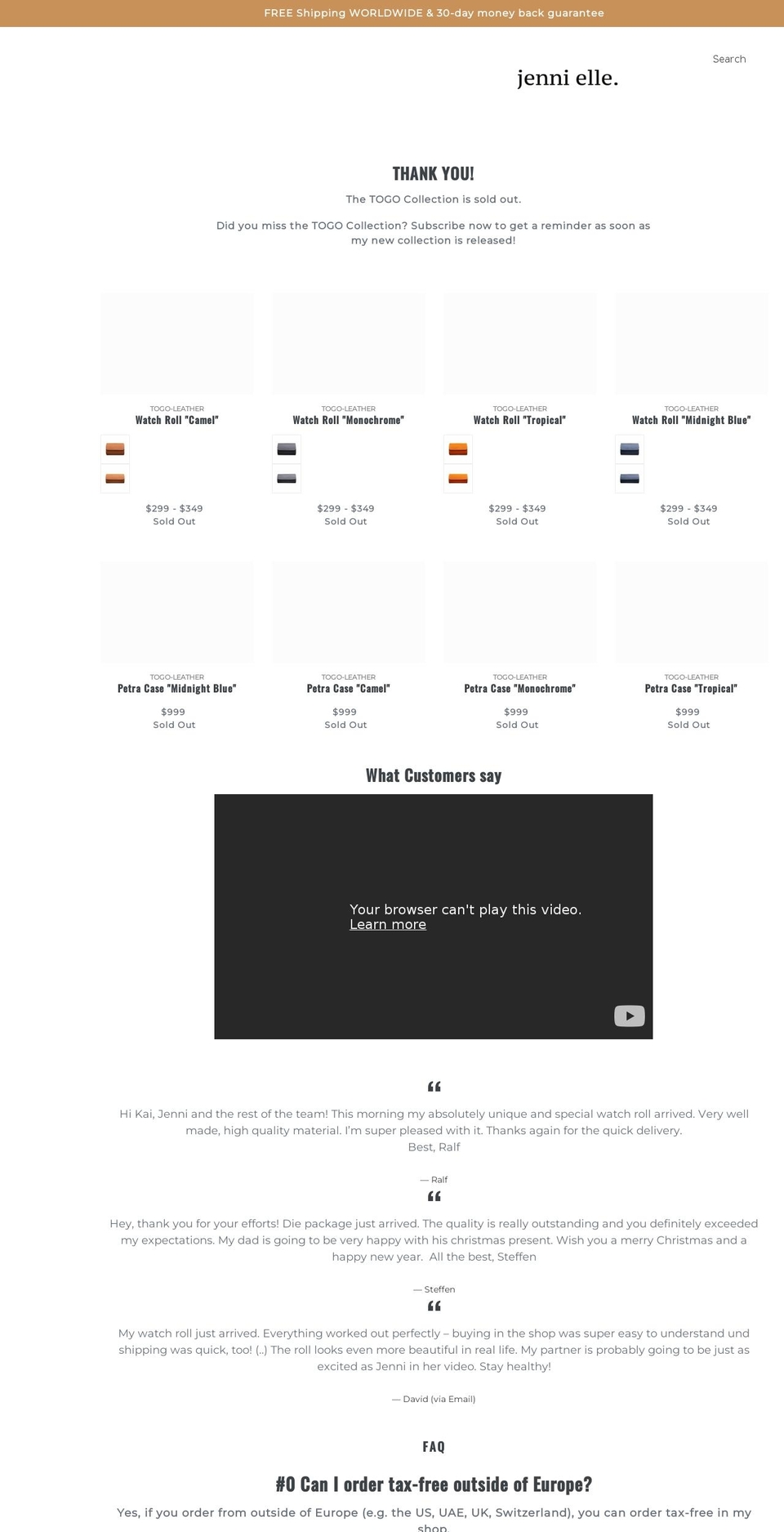 jenni-elle.shop shopify website screenshot