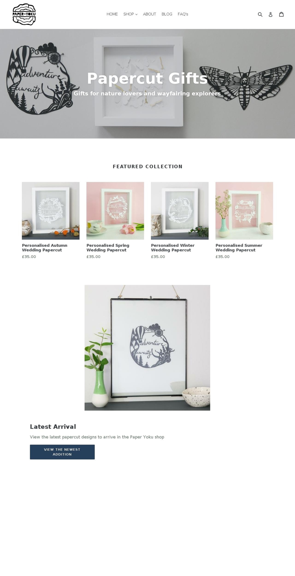 jennifer-giles.com — Shopify storefront screenshot