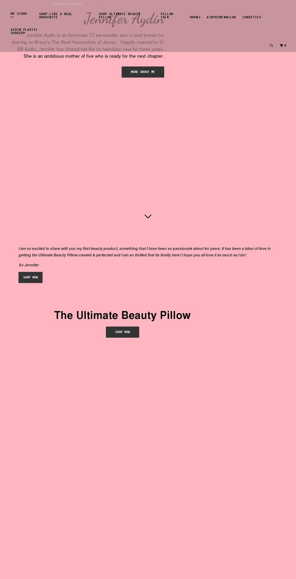 jenniferaydin.com shopify website screenshot