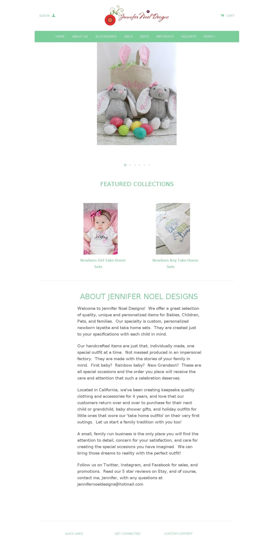 Copy of Solo Shopify theme site example jennifernoeldesigns.com