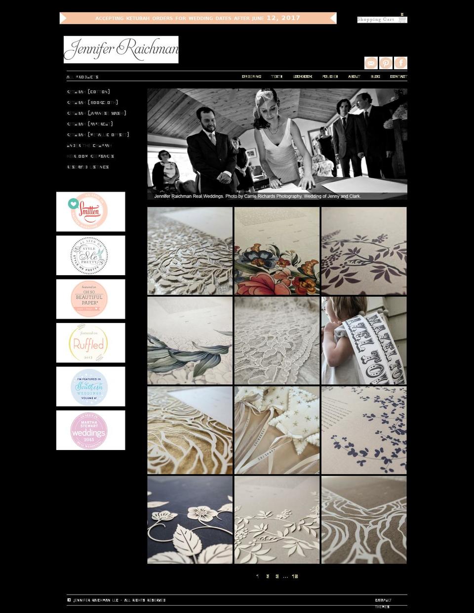 jenniferraichman.com shopify website screenshot