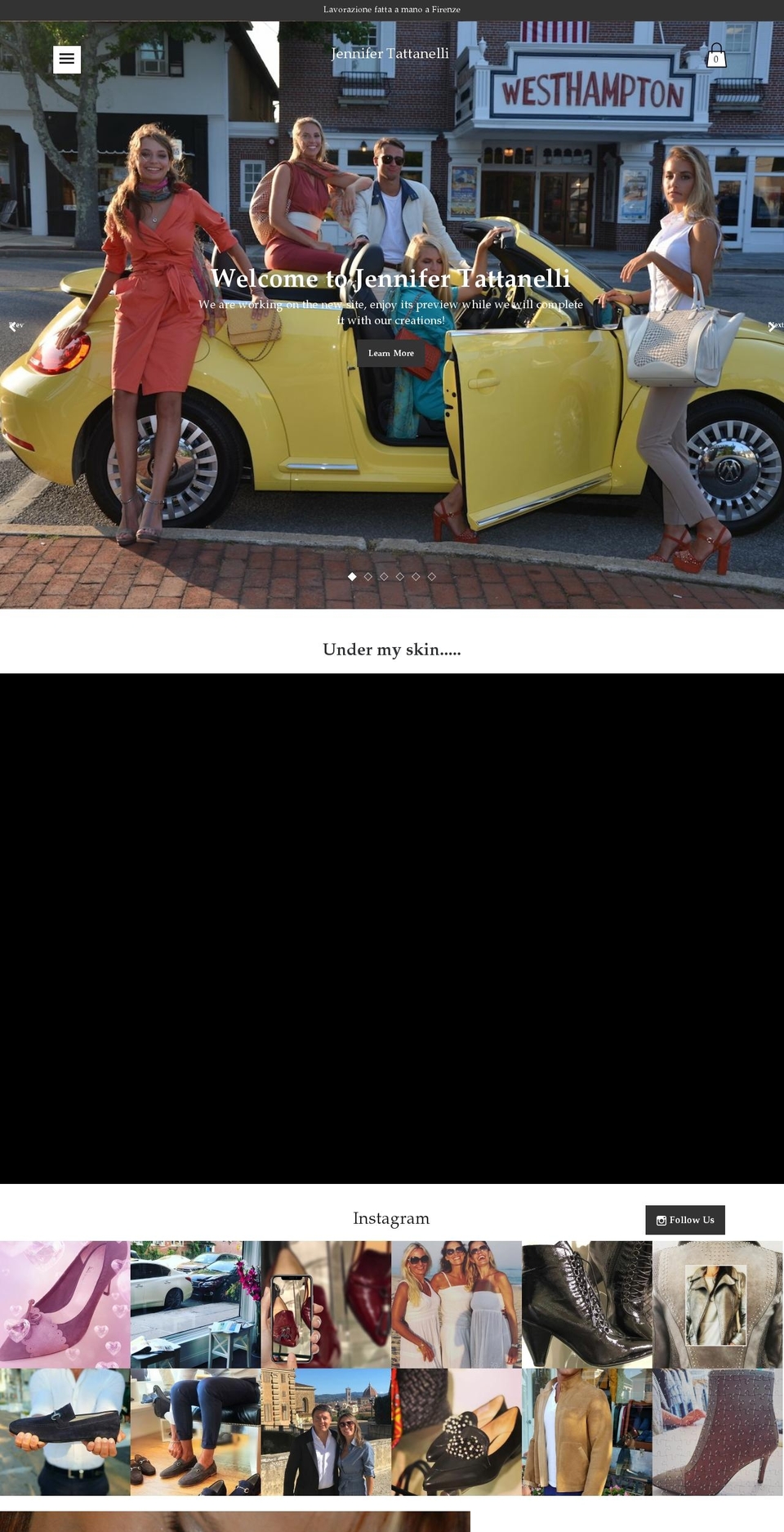 jennifertattanelli.com — Shopify storefront screenshot