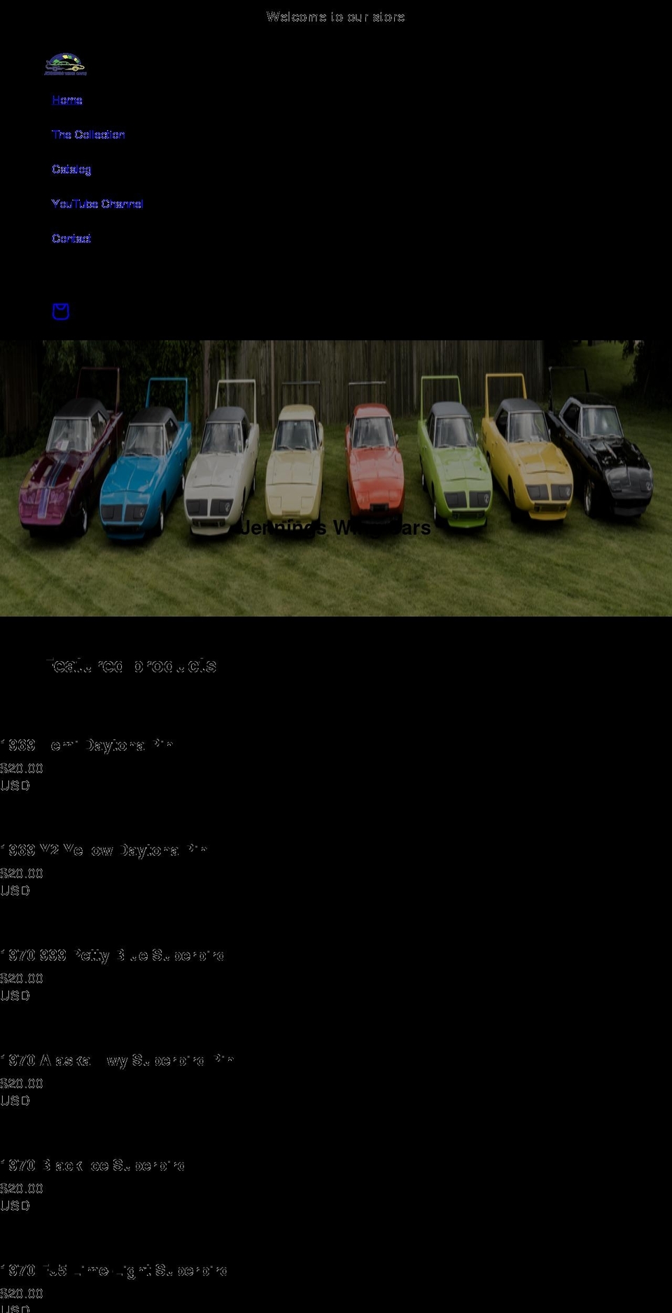 jenningswingcars.com shopify website screenshot