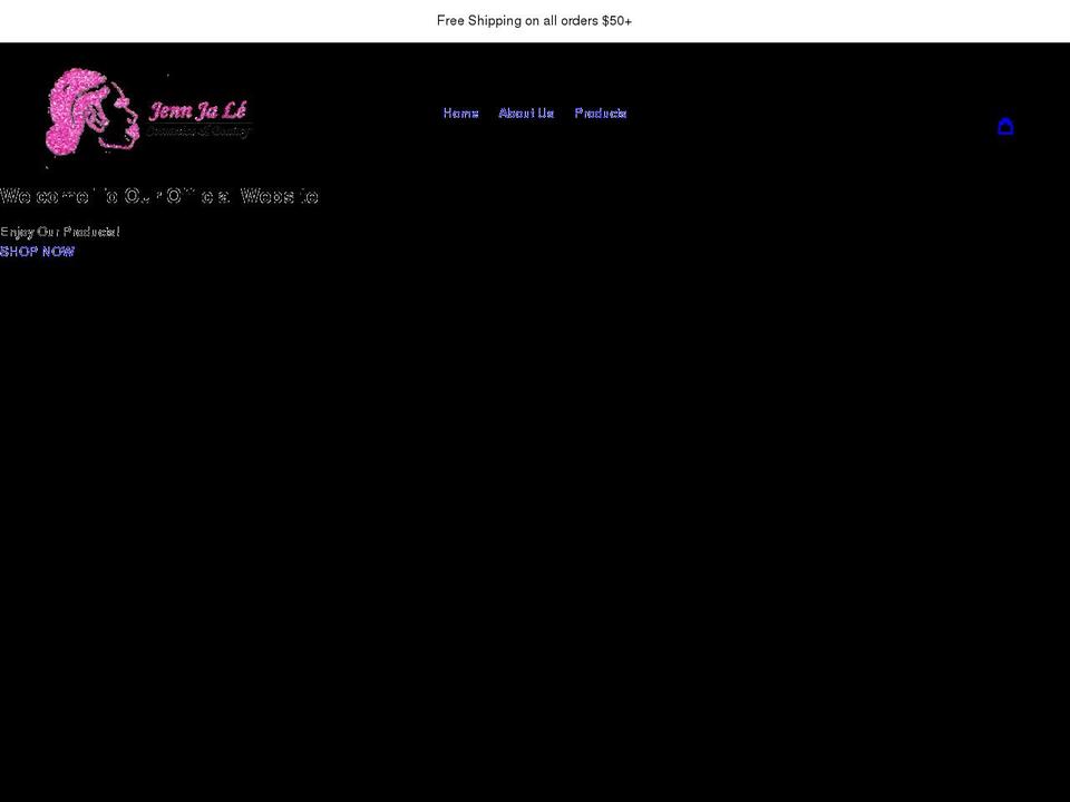jennjalebeauty.com shopify website screenshot