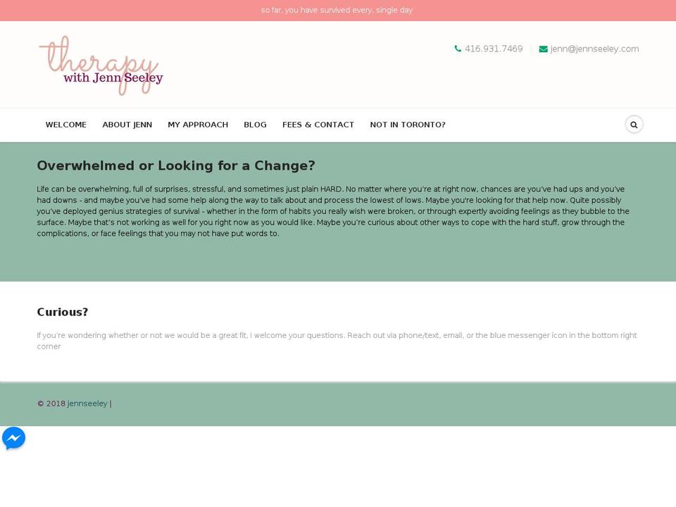 jennseeley.com shopify website screenshot