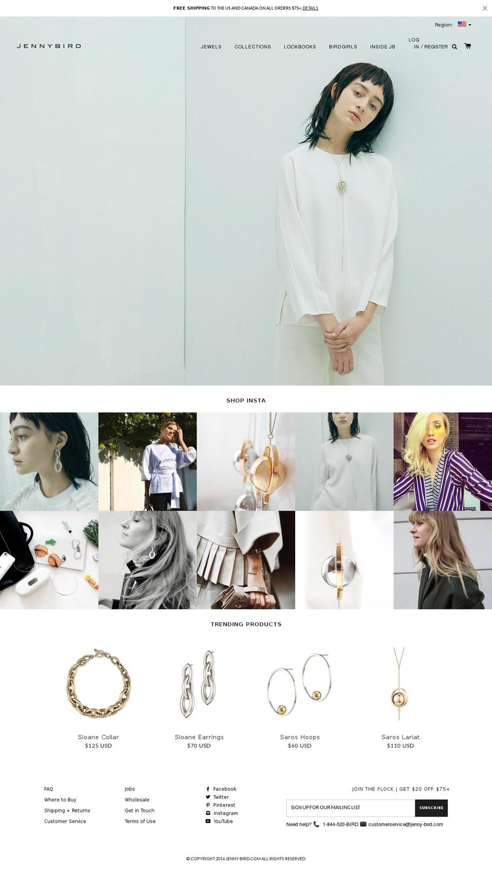 jenny-bird.com shopify website screenshot