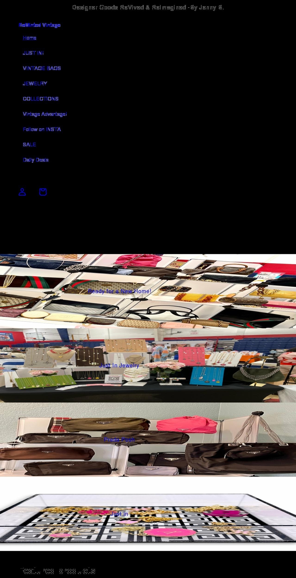 jennybsgoods.com shopify website screenshot