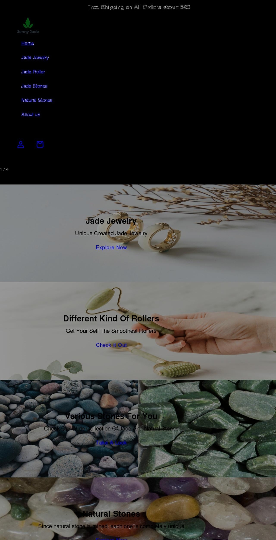 jennyjade.com shopify website screenshot