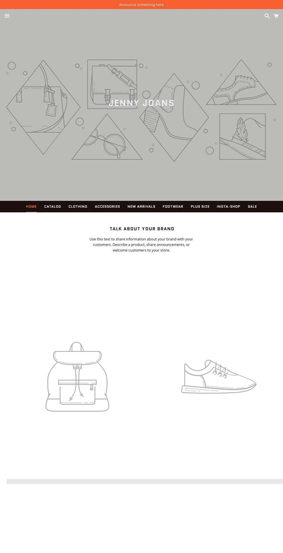 jennyjoans.com — Shopify storefront screenshot