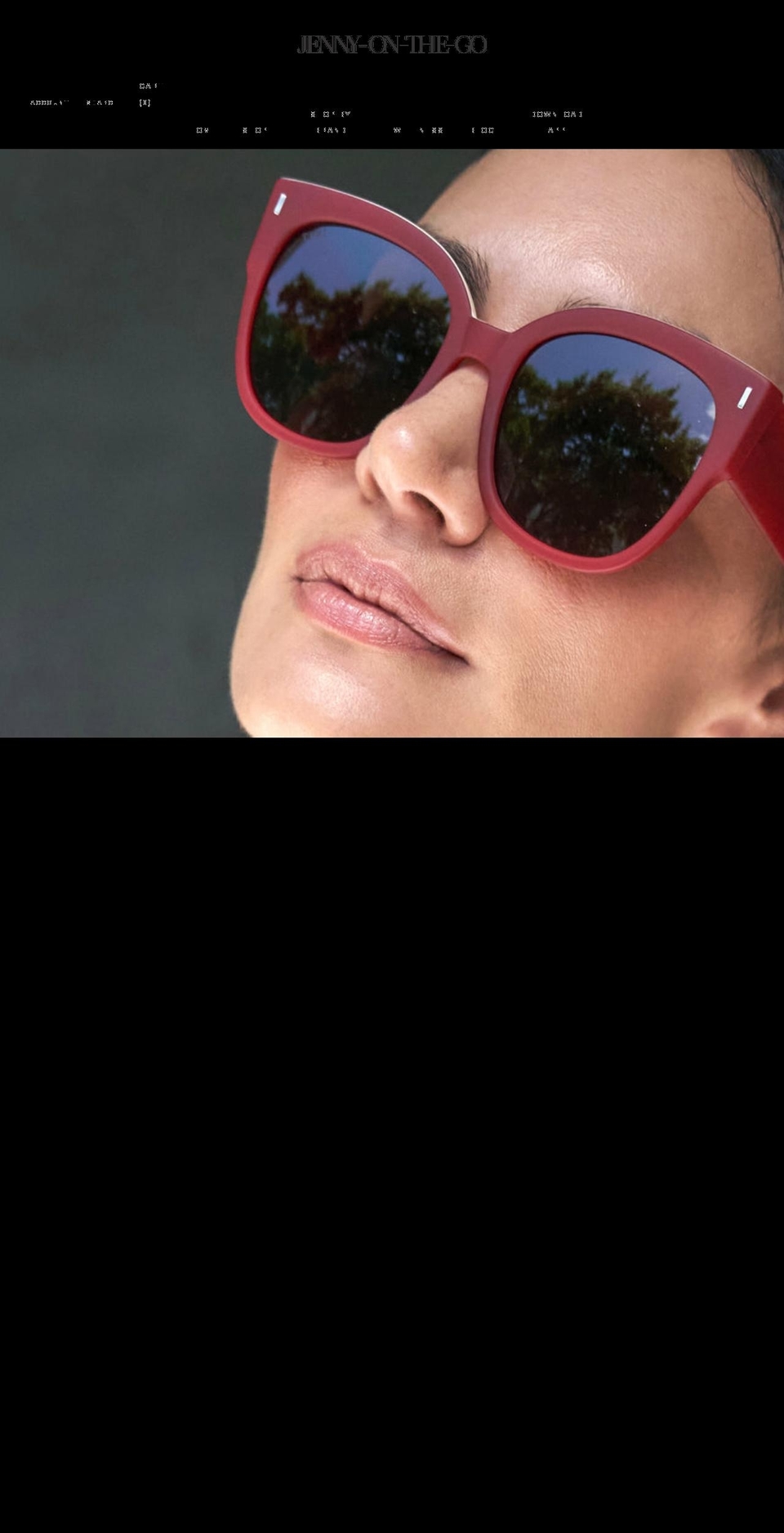 jennyonthego.com shopify website screenshot