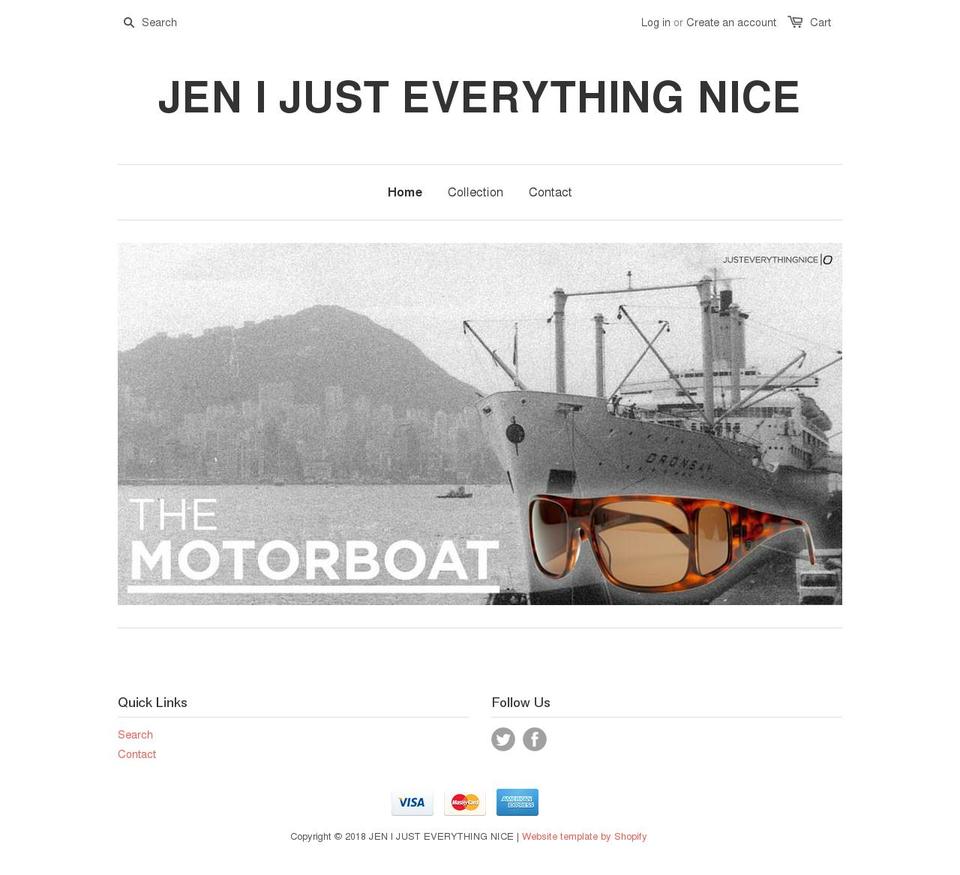 jenoptics.com — Shopify storefront screenshot