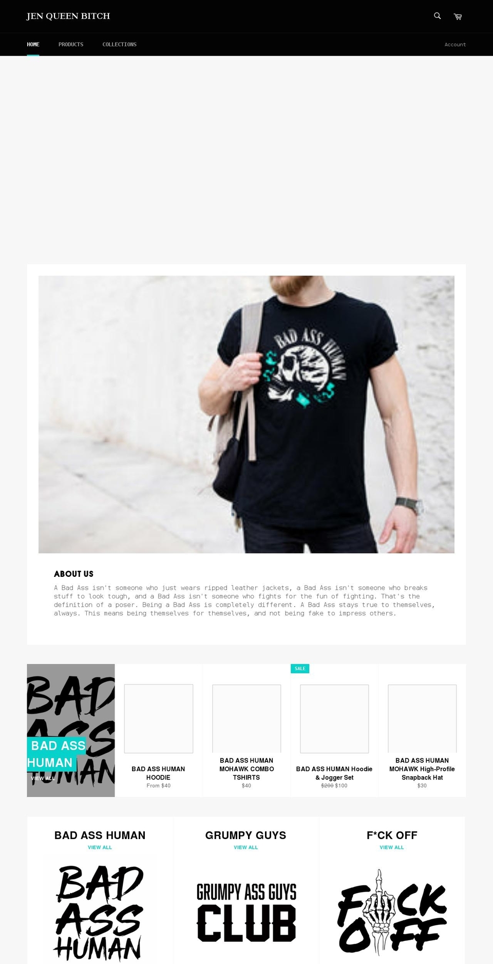 jenqueenbitch.com shopify website screenshot
