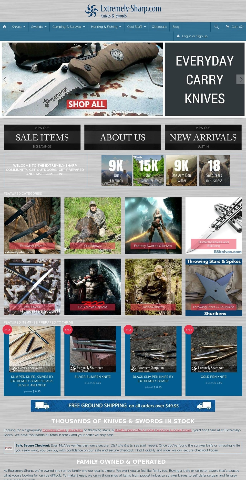 jensenexpeditions.com — Shopify storefront screenshot