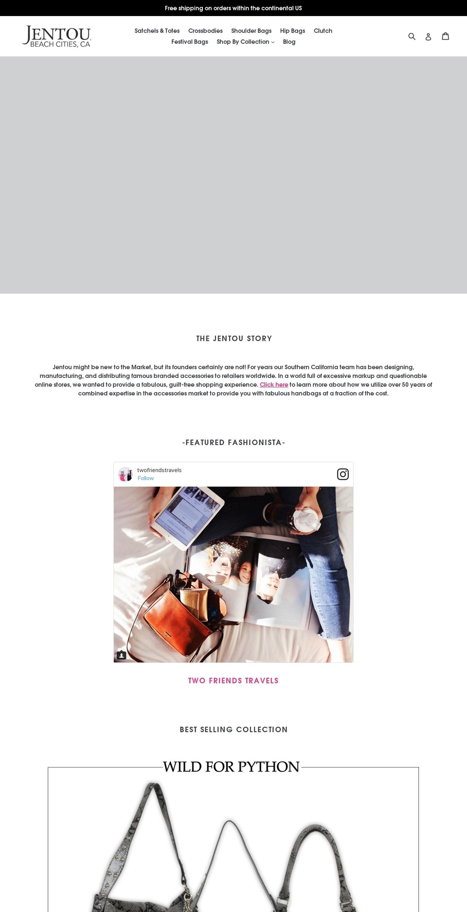 jentou.com shopify website screenshot