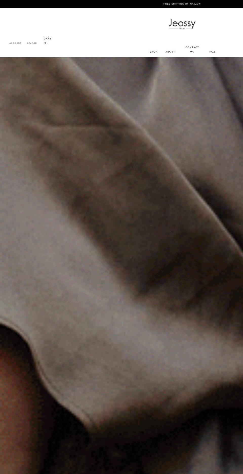 jeossyshoes.com shopify website screenshot