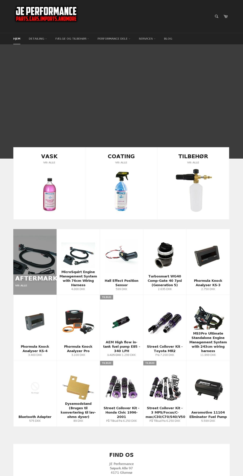 jeperformance.com — Shopify storefront screenshot