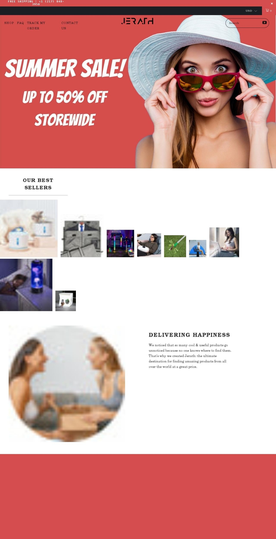 General Store JW Shopify theme site example jerathllc.com