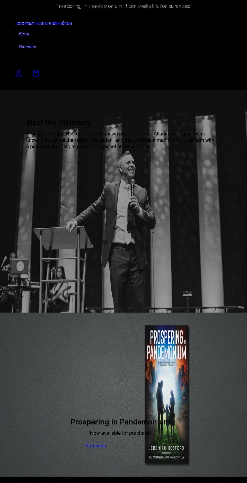 jeremiahhosford.com shopify website screenshot