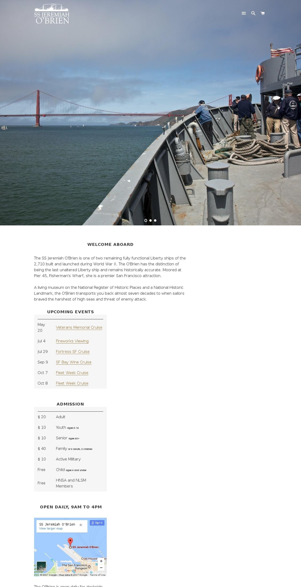 jeremiahobrien.com shopify website screenshot