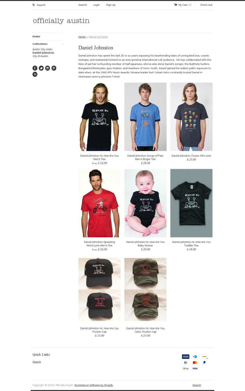 jeremiahtheinnocent.com — Shopify storefront screenshot