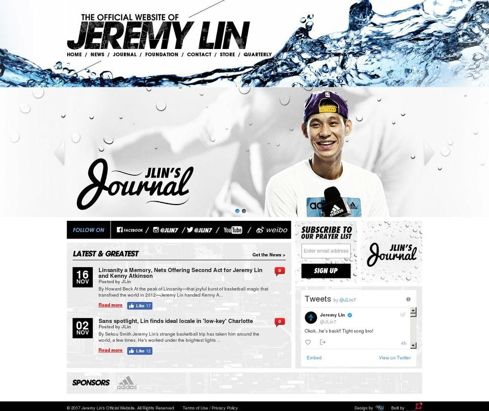 Copy of DLUDesign 2 Shopify theme site example jeremylindunk.com