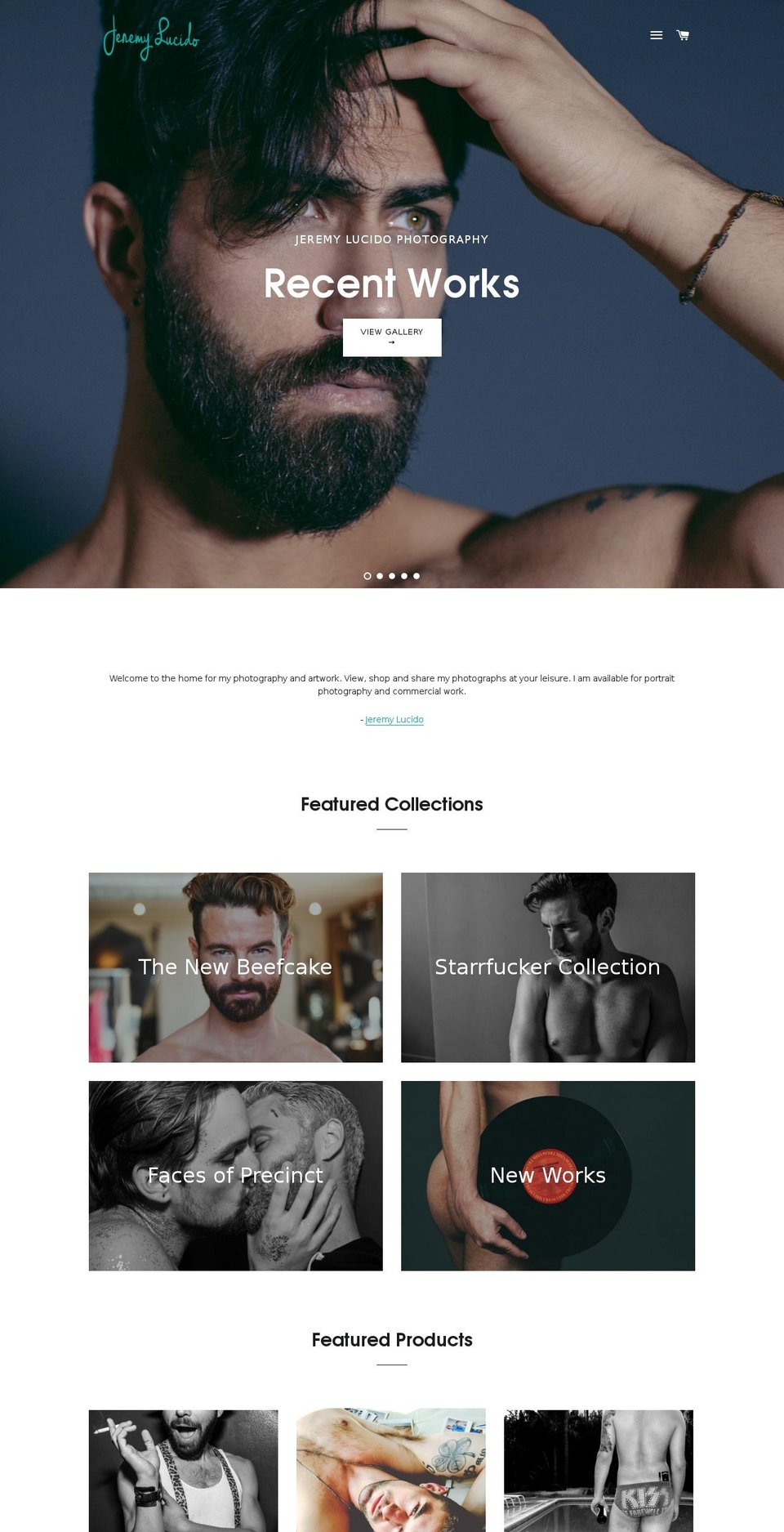 jeremylucido.com shopify website screenshot