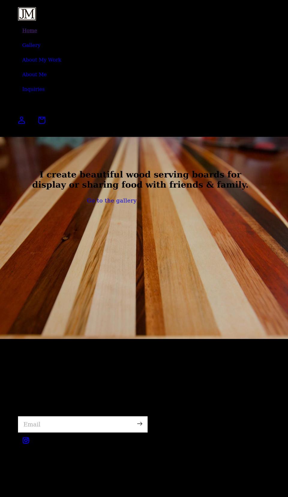 jeremyminnick.com shopify website screenshot