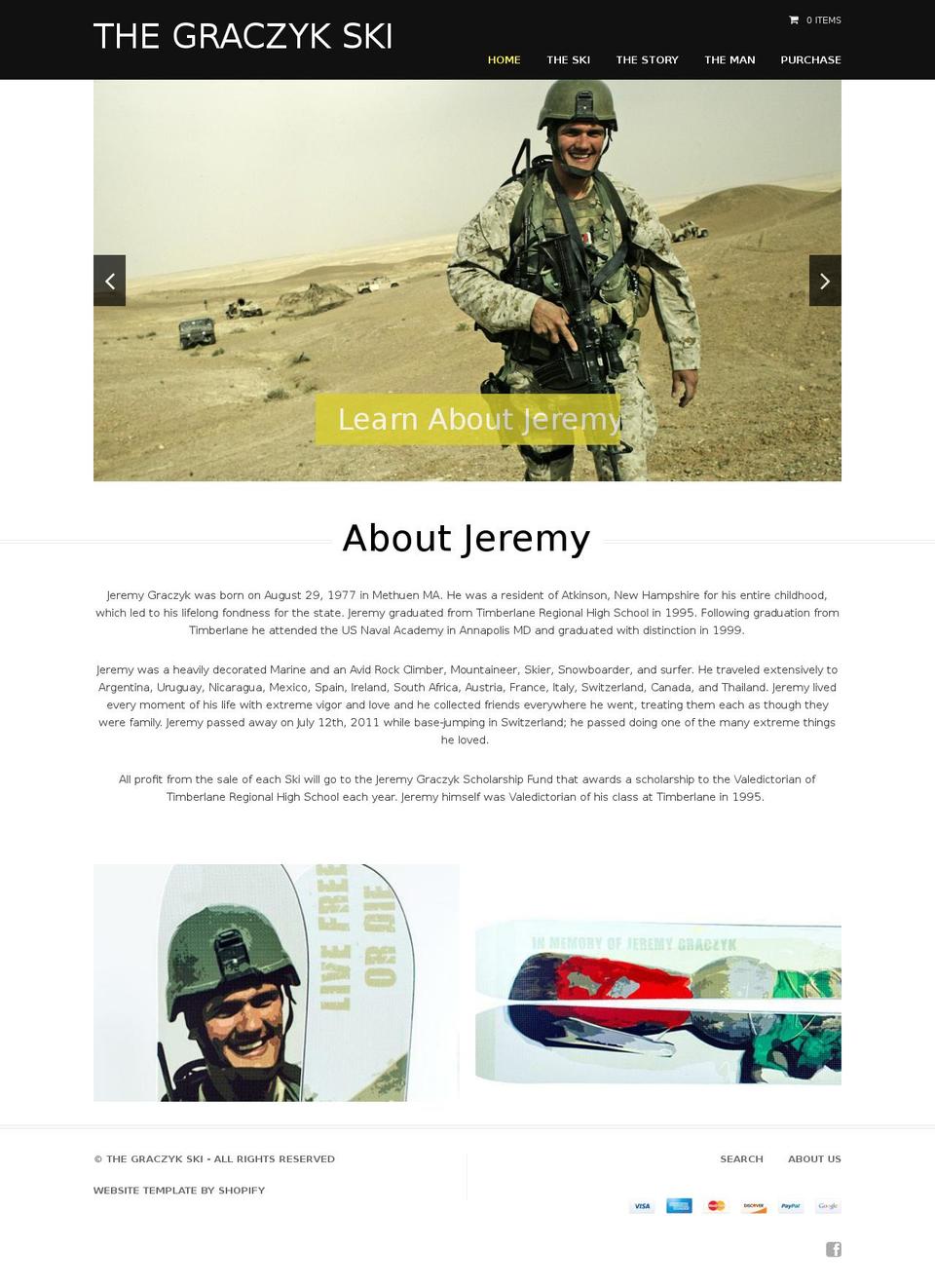 jeremyski.com — Shopify storefront screenshot