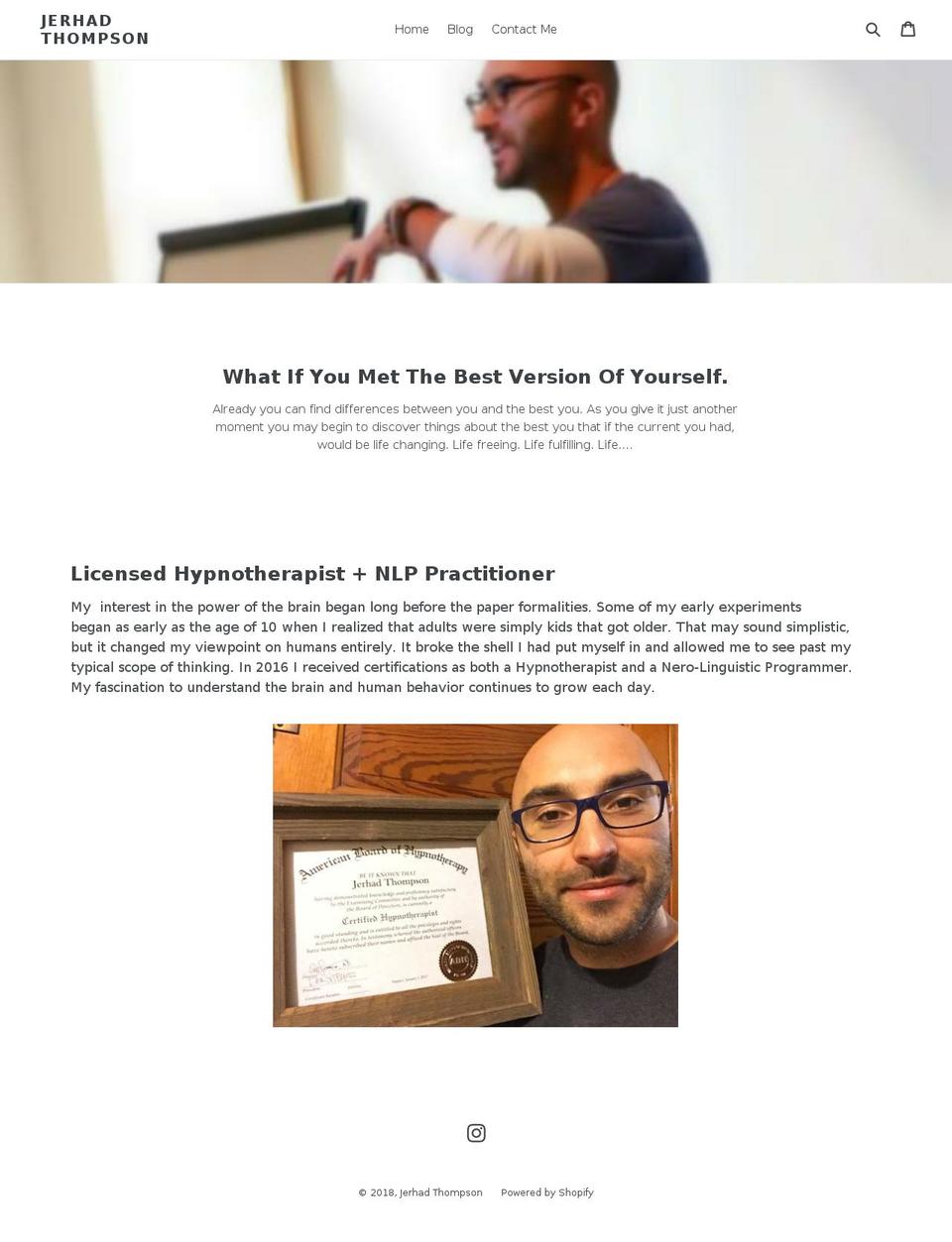 jerhadthompson.com shopify website screenshot