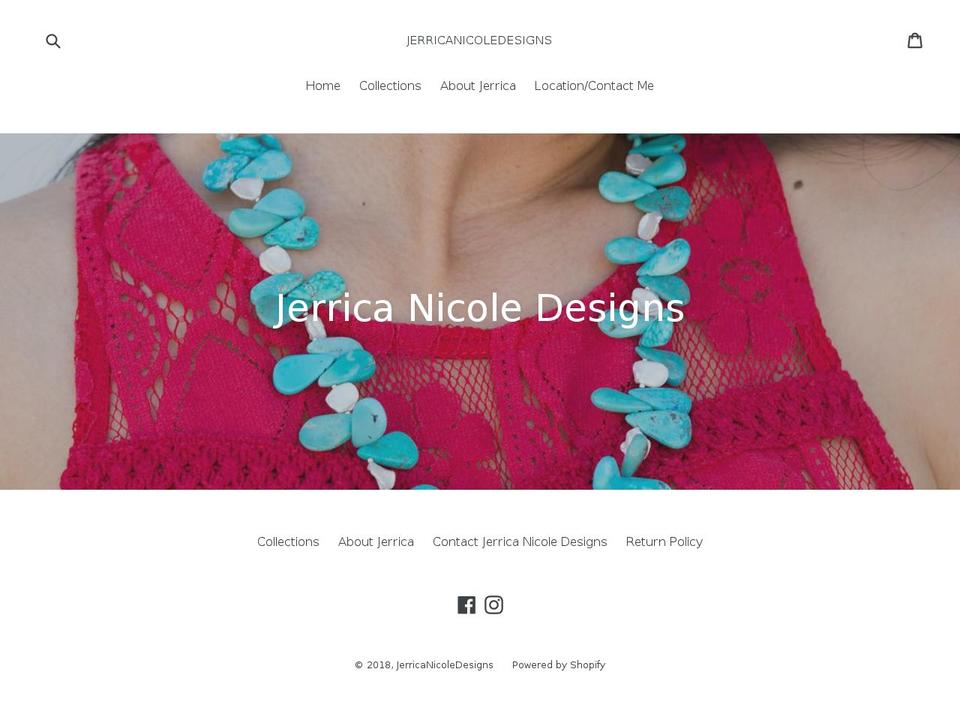 jerricanicoledesigns.com shopify website screenshot