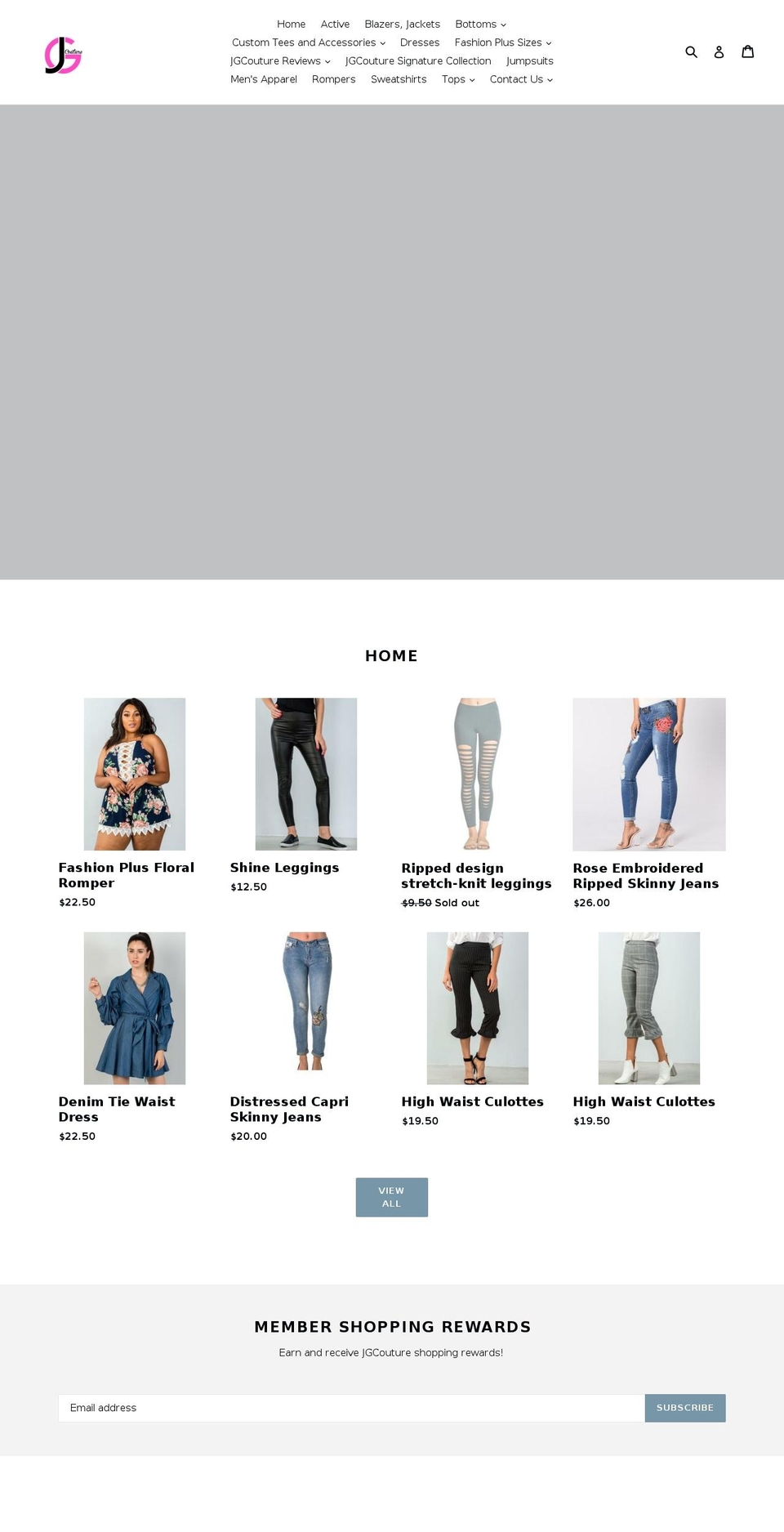 jerseygirlcouture.net shopify website screenshot
